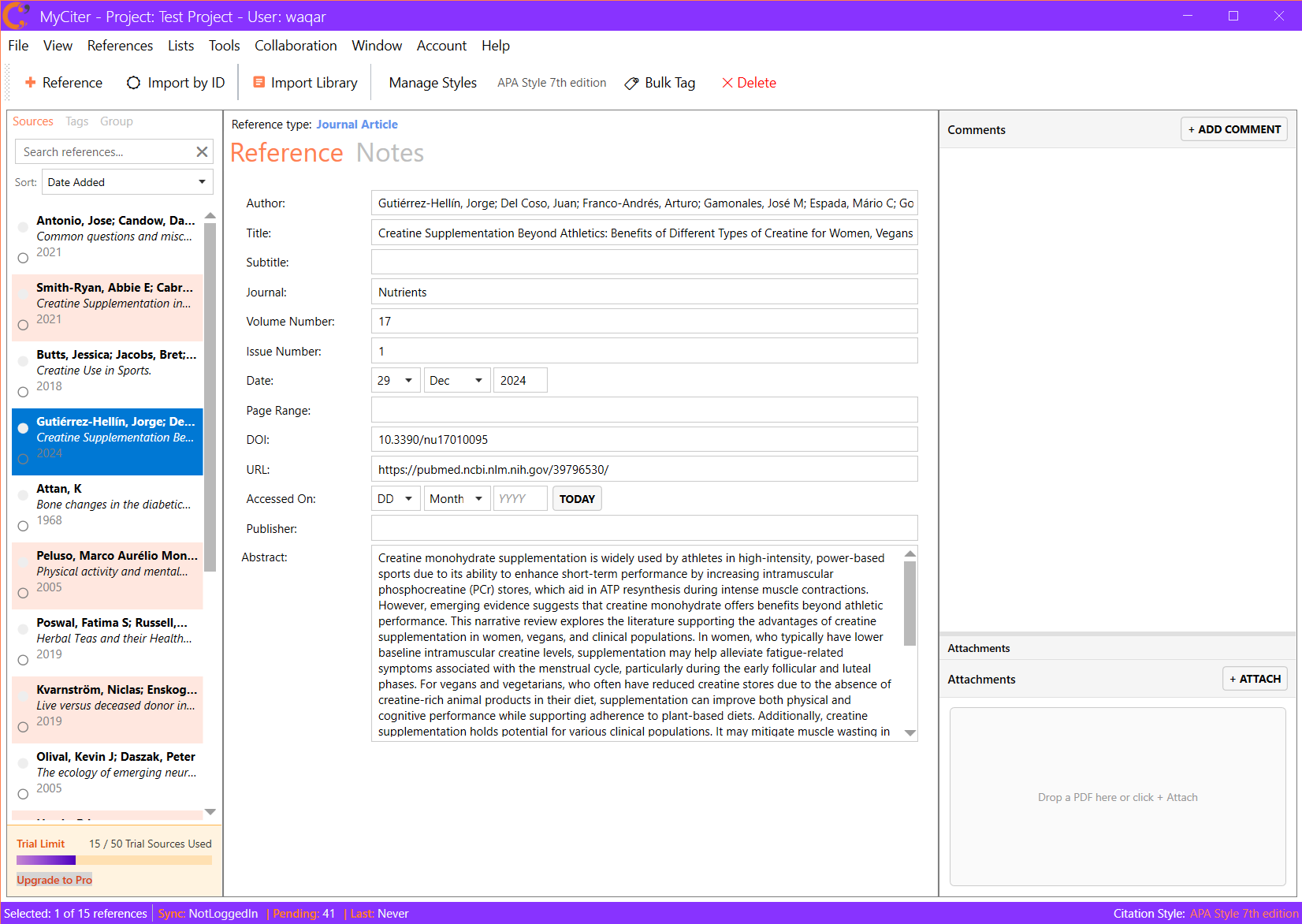 MyCiter Desktop App